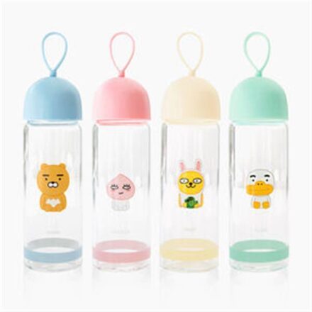 카카오프렌즈 라운드글래스 보틀